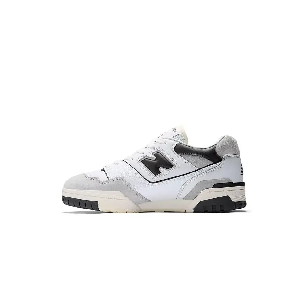 NWT New Balance 550 Men Shoes, White/Black, Size 6